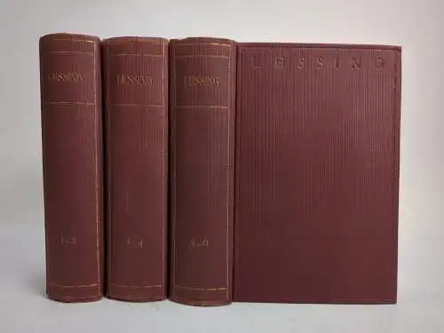 Buch: Lessings Sämtliche Werke in sechs Bänden, Knaur, 6 Teile in 3 Bänden