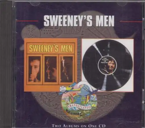 CD: Sweeneys Men - The Tracks of Sweeney. 1996, Castle Communications, Folk