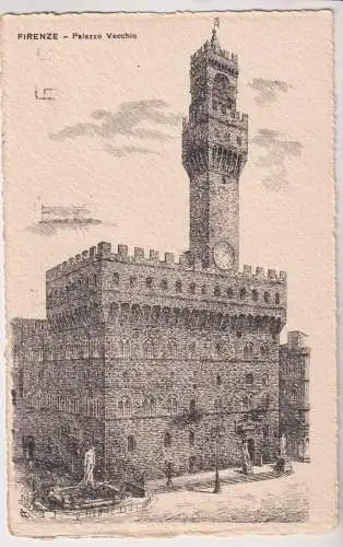 AK Firenze - Palazzo Vecchio, ca. 1927, L. Tilli, Postkarte, gelaufen, gebraucht