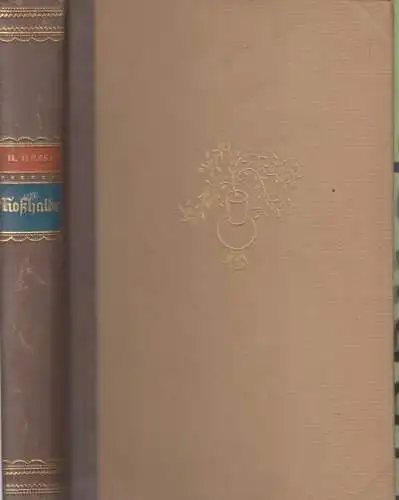 Buch: Roßhalde, Hesse, Hermann. 1914, Deutsche Buch-Gemeinschaft GmbH, Roman
