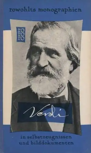 Buch: Guiseppe Verdi, Kühner, Hans. Rowohlts bildmonographien, rm, rororo, 1961