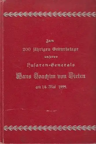 Buch: Hans Joachim von Zieten, Graf zur Lippe, Ernst, 1885, R. Eisenschmidt