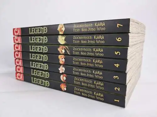 Manga: Legend 1-7, Kara & 800-Jung Woo, Tokyopop, Manhwa, gebraucht, sehr gut