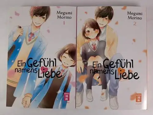 Manga: Ein Gefühl namens Liebe 1+2, Megumi Morino, Egmont, 2 Bände, wie neu