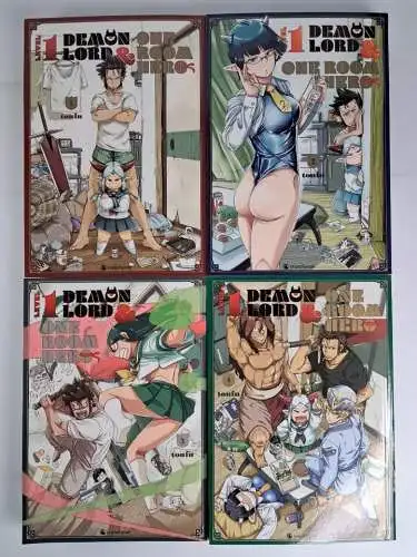 Manga: Level 1 Demon Lord & One Room Hero 1+-4, Toufu, crunchyroll, wie neu