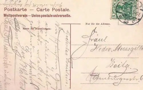 AK Adalbert Heinrich. ca. 1907, Postkarte. 1907, gebraucht, gut
