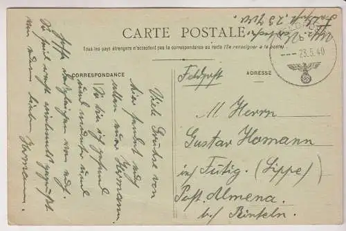 AK Bourlon-P-de-C. - Chateau des Comtes de Franqueville apres guerre, ca. 1940
