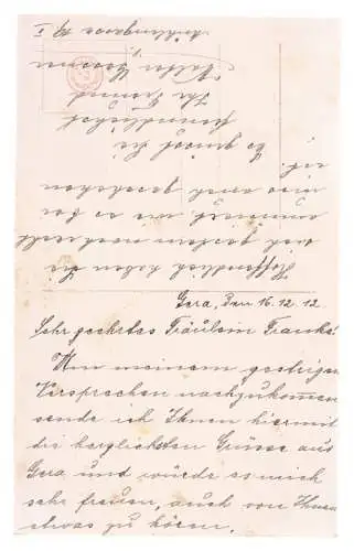 AK Hübsches junges Fräulein, Postkarte. Fotokarte, ca. 1912, gebraucht, g 278123