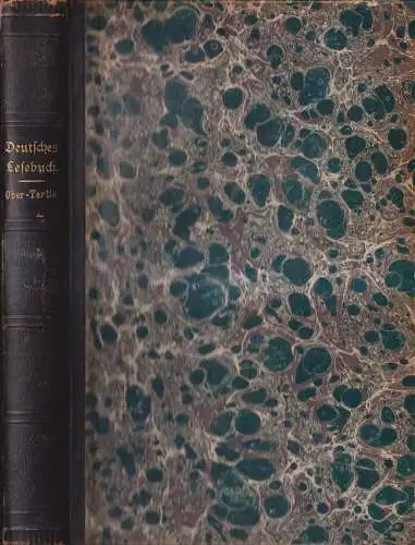 Buch: Deutsches Lesebuch für höhere Lehranstalten, Ober-Tertia, Muff, 1900, Grot