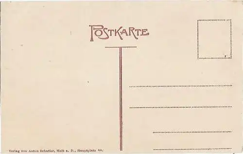 AK Melk a. Donau. ca. 1913, Postkarte. Ca. 1913, Verlag Anton Schaffer