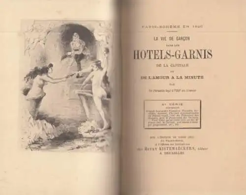 Buch: La vie de garcon dans les hotels garnis de la capitale. 4 in 1 Bände, 1820