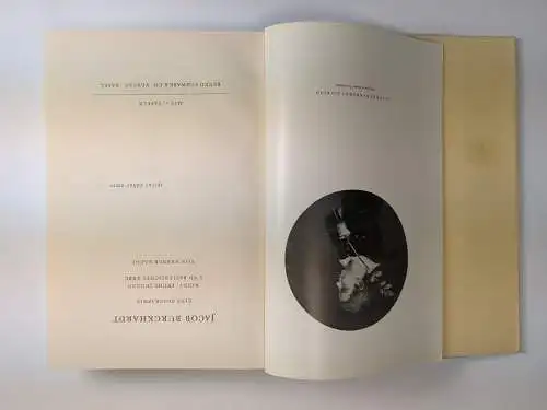 Buch: Jacob Burckhardt, Eine Biographie. Werner Kaegie, 7 in 8 Bänden, Schwabe