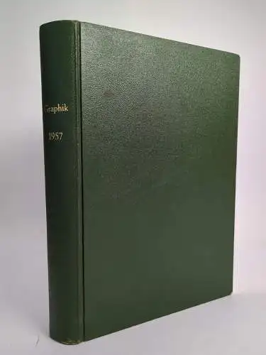 12 Hefte Graphik 10. Jahrgang 1957 Heft 1-12 (komplett), Karl Thiemig Verlag