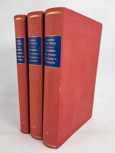 Buch: Geschichte der sozialen Bewegung in Frankreich 1-3, Lorenz von Stein, WBG