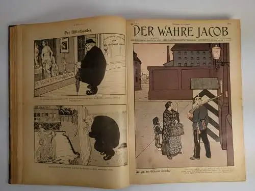 Der wahre Jacob 1908-1914 (unvollständig), 31 Hefte, J. H. W. Dietz Nachfolger