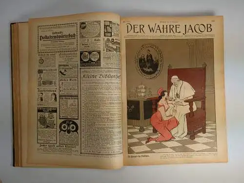 Der wahre Jacob 1908-1914 (unvollständig), 31 Hefte, J. H. W. Dietz Nachfolger