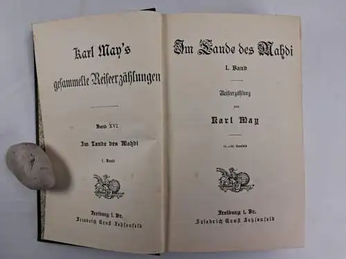 Buch: Im Lande des Mahdi 1-3, Karl May, Verlag Friedrich Ernst Fehsenfeld, 3 Bde