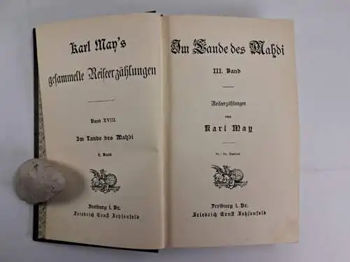 Buch: Im Lande des Mahdi 1-3, Karl May, Verlag Friedrich Ernst Fehsenfeld, 3 Bde