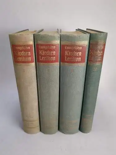 Buch: Evangelisches Kirchenlexikon, 4 Bände, 1956, Vandenhoeck & Ruprecht
