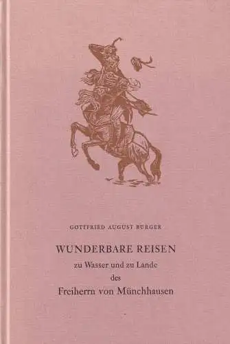 Buch: Wunderbare Reisen zu Wasser und zu Lande, Bürger, Gottfried August, 1968