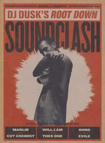 Musik-DVD: DJ Dusks Root Down Soundclash. 2008, Mochilla, Hip Hop, Rap, gut