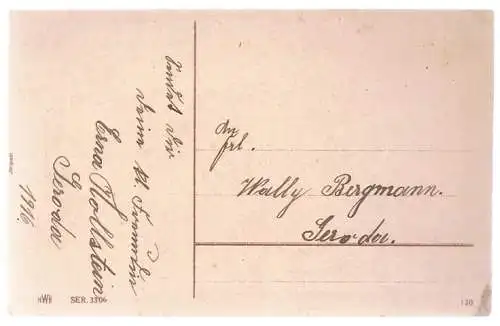 AK Herzlichen Glückwunsch zum Geburtstage, Postkarte. Geburstagskarte. Ser. 3006