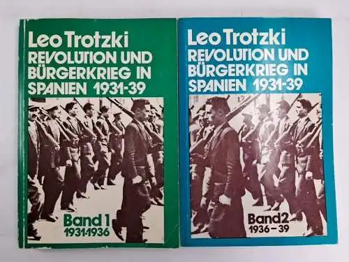 Buch: Revolution und Bürgerkrieg in Spanien 1931-1939, Leo Trotzki, 2 Bände, ISP