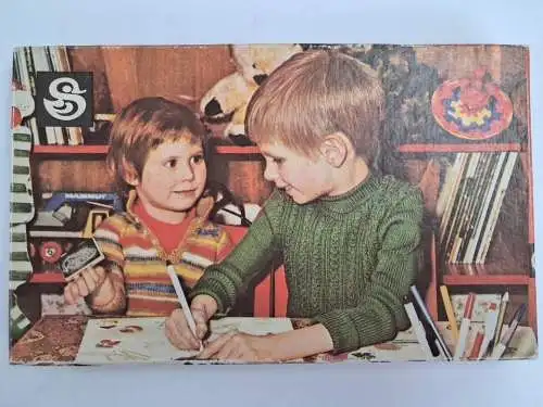 Stempelset Famos No. 575, 4 Tierstempel mit Stempelkissen