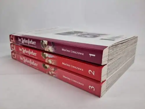 Manga: Im Liebesfieber 1-3, Marina Umezawa, Tokyopop, mit ShoCo Card, wie neu