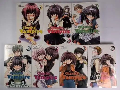 Manga: Cheeky Vampire 1-7, Yuna Kagesaki, Carlsen Manga, 7 Bände, gebraucht, gut