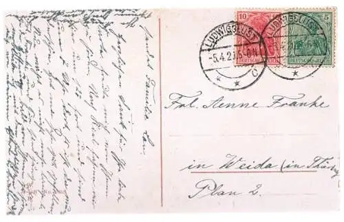 AK Herzliche Ostergrüße!, Postkarte. Osterkarte. Nr. 1838, ca. 1920