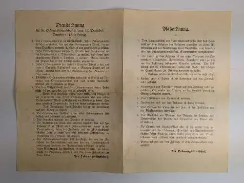 Faltblatt: Der Festplatz für das 12. Deutsche Turnfest in Leipzig 1913