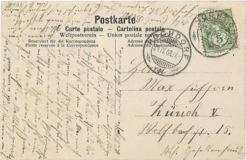 AK Hochdorf Kt. Luzern. Marienheim. ca. 1908, Postkarte. Serien Nr, ca. 1908