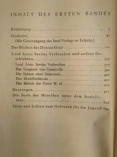 Buch: Oscar Wilde - Werke in zwei Bänden, Knaur Verlag, gebraucht, gut