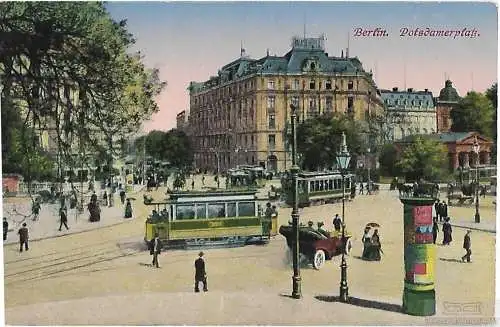 AK Berlin. Potsdamerplatz. ca. 1915, Postkarte. Ca. 1915, gebraucht, gut