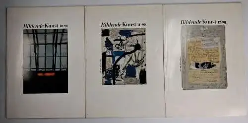 3 Hefte Bildende Kunst - Zeitschrift der freien Künste 10-12 / 1990, Henschel
