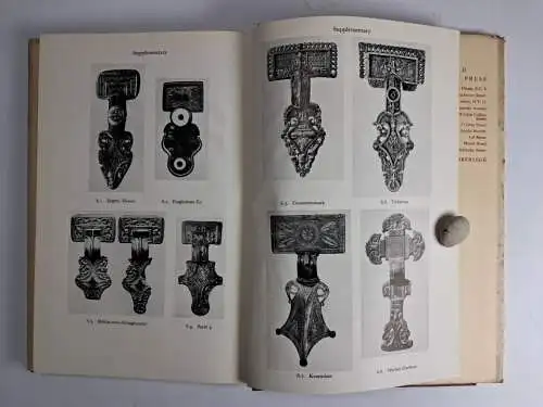 Buch: Early anglo-saxon great square-headed Brooches, Leeds, 1949, Clarendon