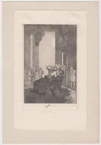 Grafik, Ferdinand Staeger, Kunstgrafik, Buch, gut erhalten, Radierung