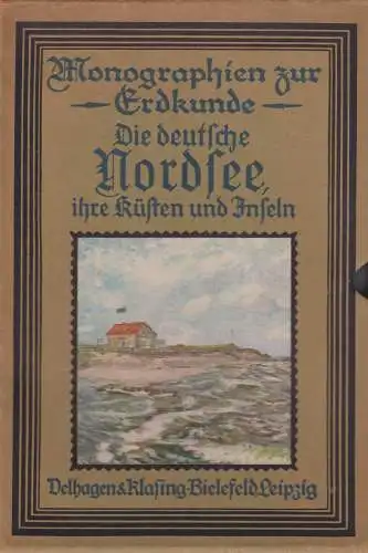 Buch: Die deutsche Nordsee, ihre Küsten und Inseln, Schulz, Bruno. 1928