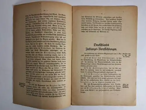 Die deutsche Reparations-Schuld, Ihr Umfang und die Art ihrer Abtragung, 1921
