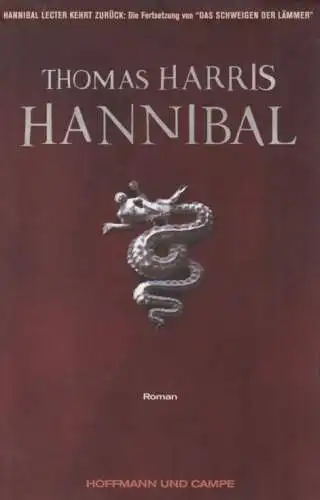 Buch: Hannibal, Harris, Thomas. 2000, Hoffmann und Campe Verlag, Roman