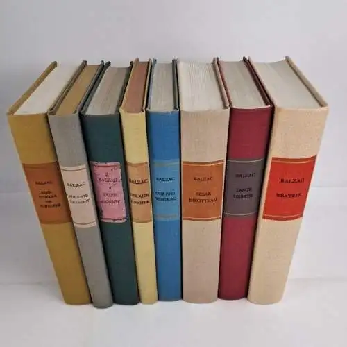 10 Bücher Die menschliche Komödie, Balzac, Aufbau, Beatrix, Ehevertag, Lisbeth..