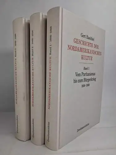 Buch: Geschichte der nordamerikanischen Kultur, Gert Raeithel, 3 Bände, 1995