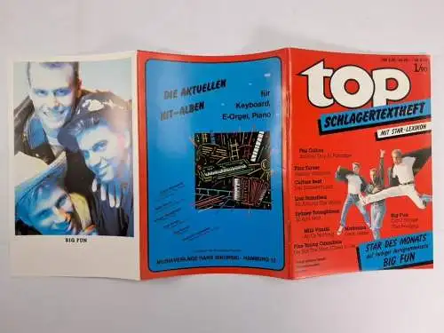 146 Hefte Top Schlagertextheft (mit Star-Lexikon), Nr. 3-Nr. 1/90, unvollständig
