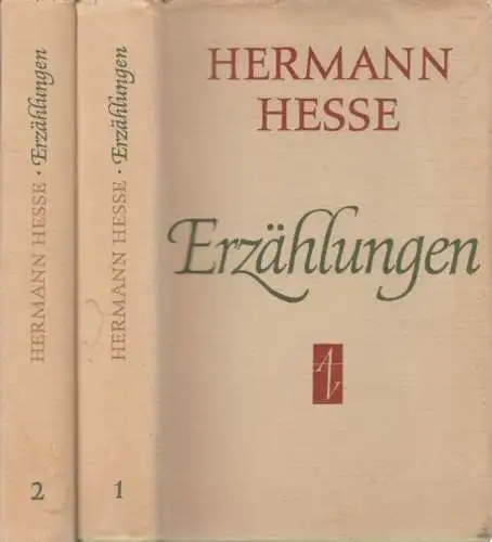 Buch: Erzählungen, Hesse, Hermann. 2 Bände, 1970, Aufbau-Verlag, gebraucht, gut