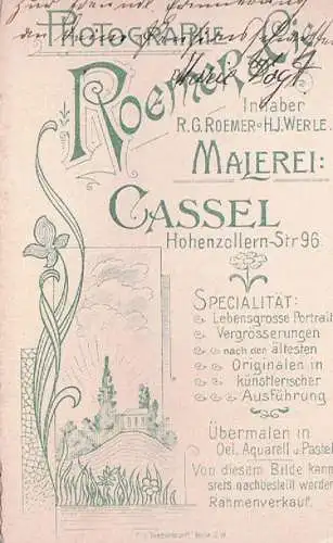 Fotografie Roemer & Co., Cassel - Portrait Marie Vogt - Junges... Fotografie