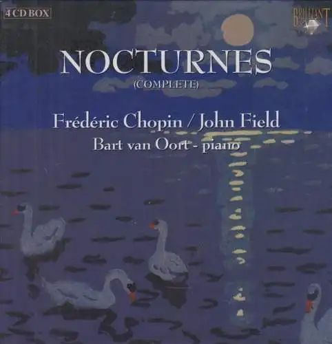 CD-Box: Frederic Chopin, Nocturnes. 2004, Brilliant Classics, Klassik, 4 CDs