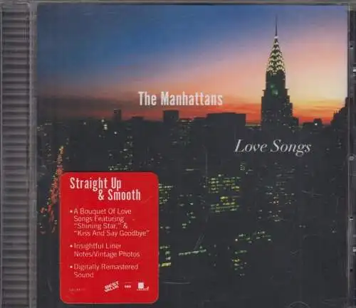 CD: The Manhattans, Love Songs. 2000, Legacy, Funk, Soul, gebraucht, gut
