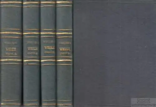 Buch: Nachlese zu Schillers Werken, Hoffmeister, Karl. 4 Bände, 1858