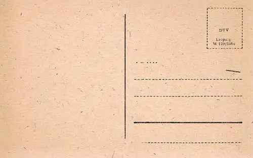 AK Leipzig. Altes Theater, Postkarte. M 129/2854, gebraucht, gut